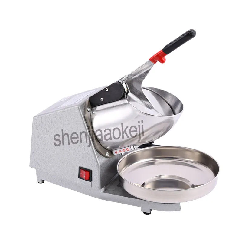 1 قطعة طاحن الثلج الكهربائي التجاري الحليب الشاي متجر مطعم الرمال الجليد ماكينة كشط الثلج المنزلية آلة سحق الجليد