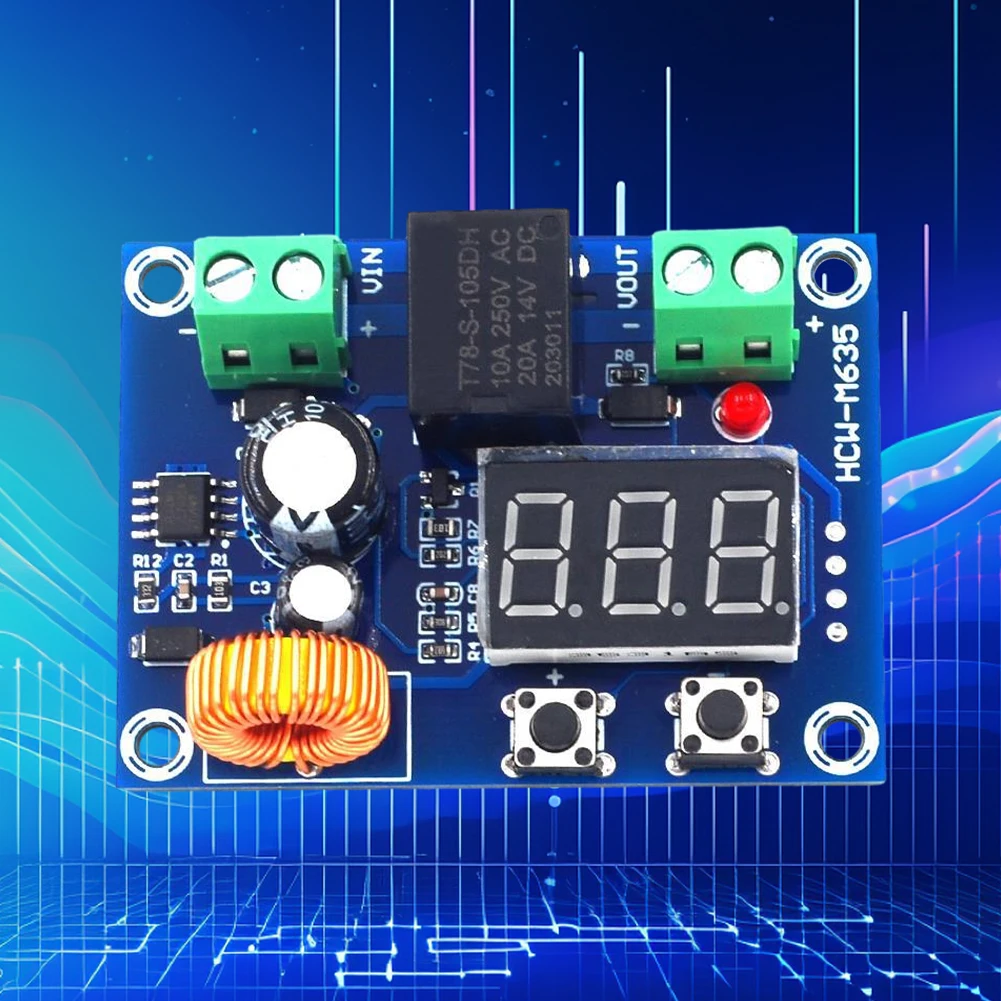 XH-M609 Charger Module DC 12V-36V Voltage Protection Switch Module LED Digital Display Low Voltage Disconnect Switch Cut Off