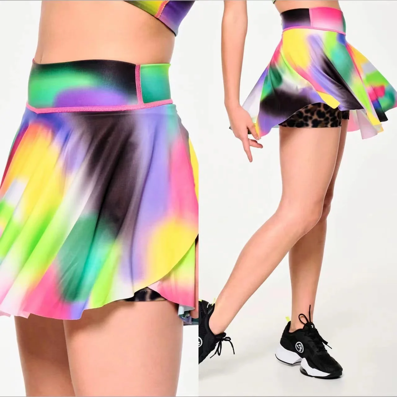 

Fitness Sportswear Casual Skirt Tight Stretch Lining Casual Running Yoga Pants Dance Skirt 411