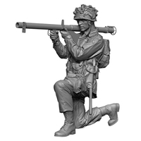 1/35 WW II US Soldiers Artillery, Resin Model figure soldier, Military themes, Unassembled and unpainted kit