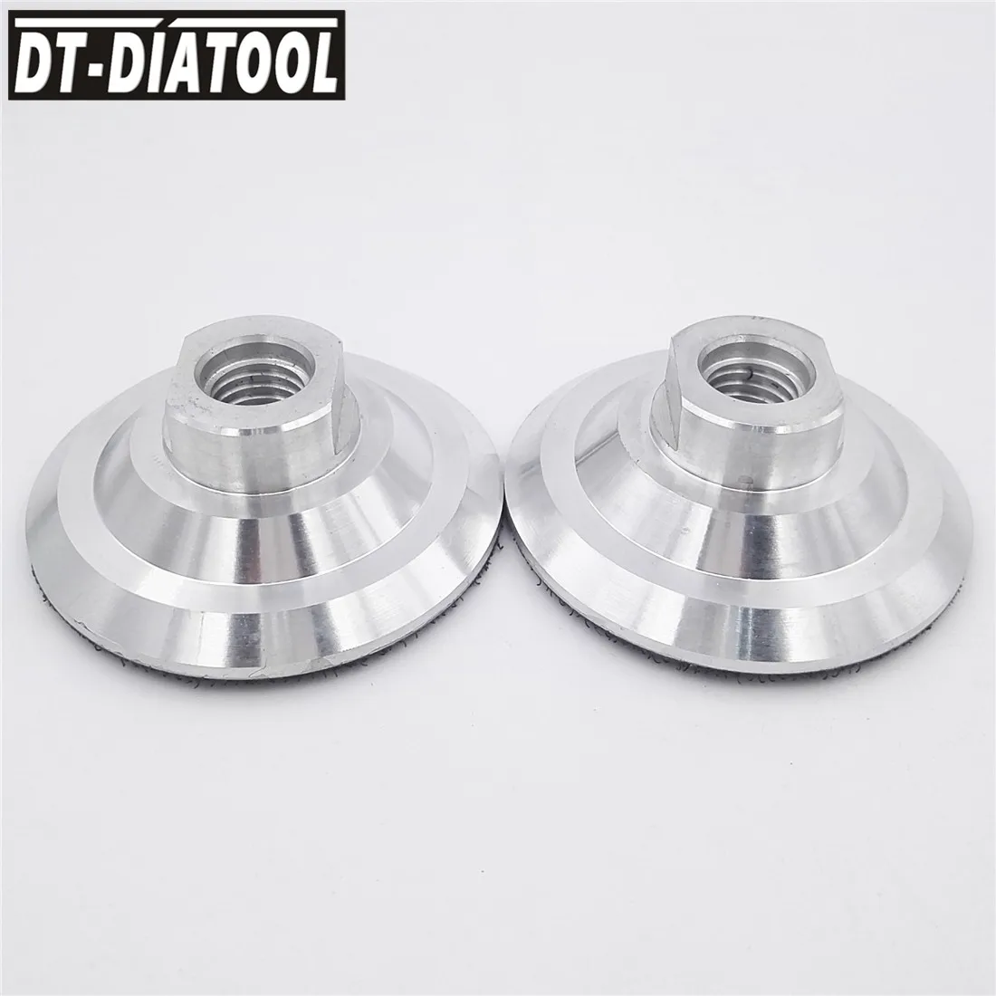 

2pcs 4" Diameter 100mm Aluminum base Back Pad for Diamond Polishing Pads Sanding and Grinding Discs with M14 Thread