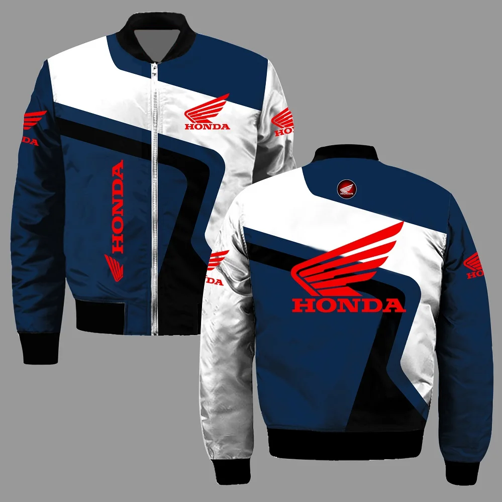 3D-Prozess Honda Motorrad Kälte- und windbeständige Rennoberbekleidung für Outdoor-Sportarten Radfahren – hochwertige Rennjacke