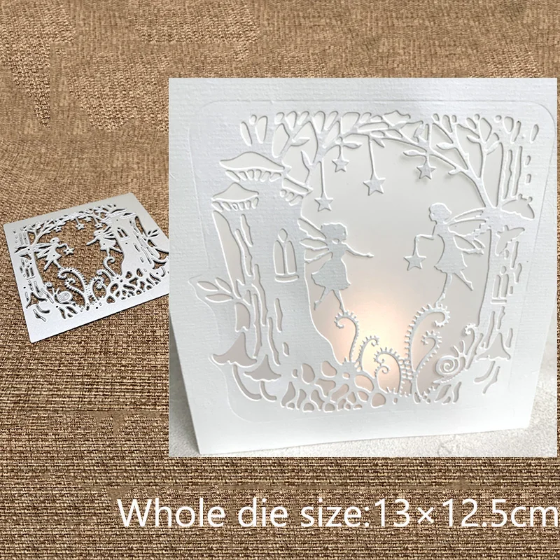 New Design Craft Metal stencil mold Cutting Dies Jungle Fairy decoration scrapbook die cuts Album Paper Card Craft Embossing