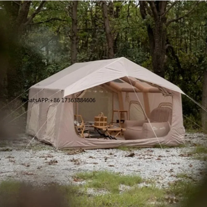 Quick Automatic Opening Inflatable Tent Two Bedrooms One Living Room Sandbeach Tents Large Space Outdoor Camping Equipment
