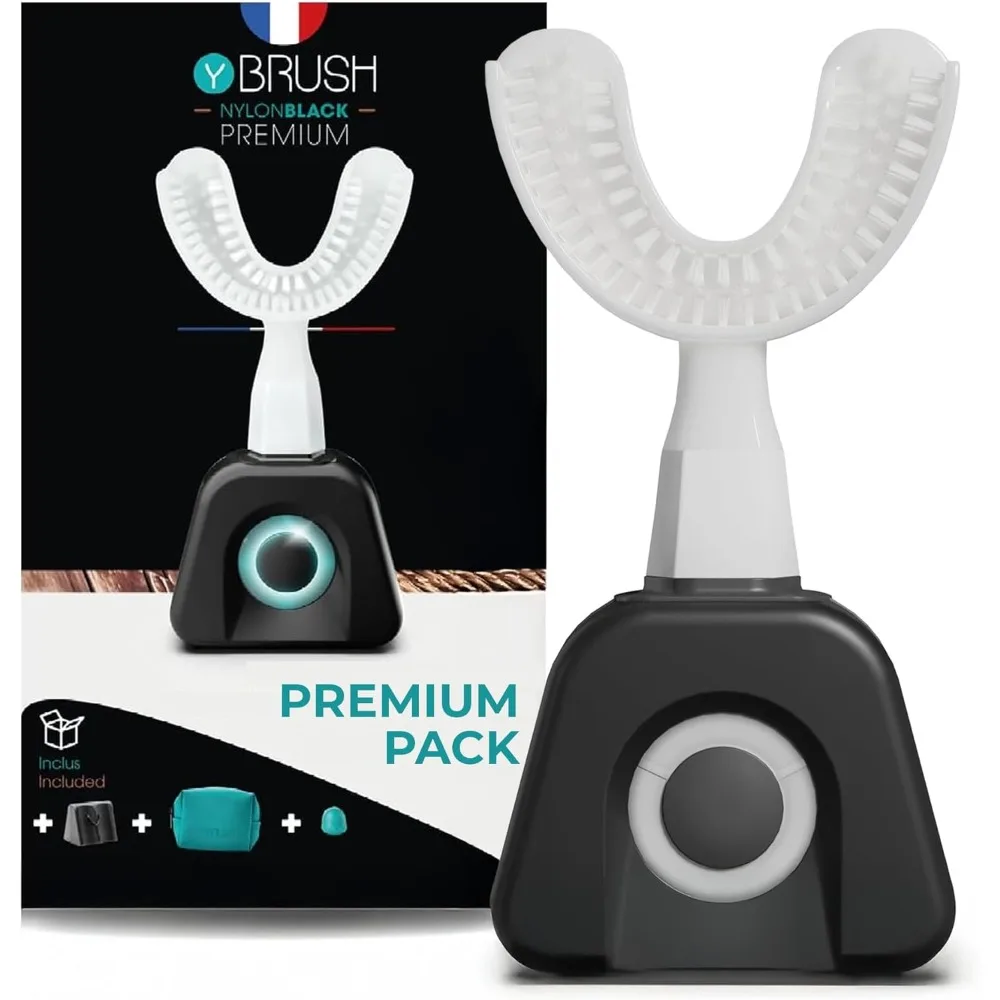 

Electric Toothbrush Y-Shaped Brush 3 Months Battery Life - NylonBlack Premium Pack