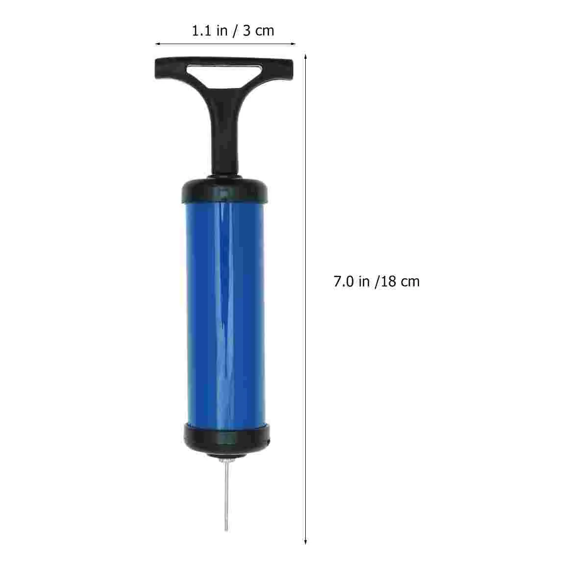 2Pcs Soccer Inflator Aerate Football Ball Pump with Needle Gasing Basketball Encourage Volleyball Bulging Gas Aeration Bucket (R