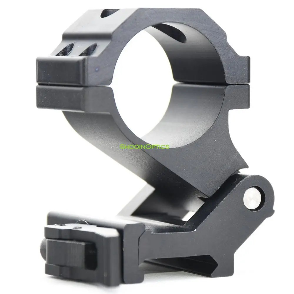 Tactical 3x 5x Magnifier Scope Quick Flip 30mm Tube Ring 20mm Release Detachable Mount Base