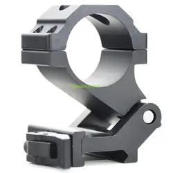 Shooin Optics Ring Mount 21mm Rail Quick Release Side Flip Mount Base For Red Dot Sight 3x 5x Magnifier Scope