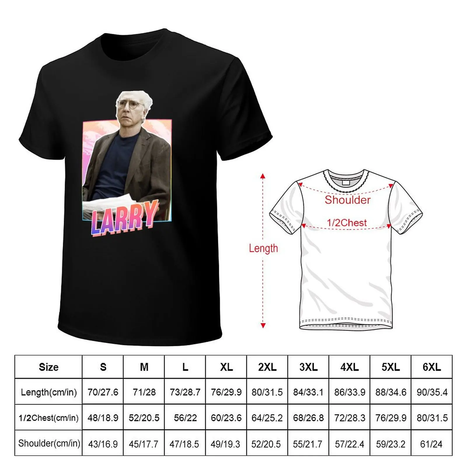 Larry David - 80s T-Shirt man clothes anime clothes vintage shirts graphic tee tshirts for men