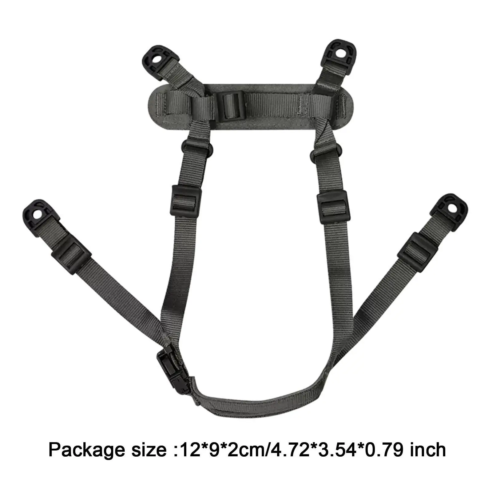 حزام الذقن للخوذة سهل التركيب من النايلون القابل للتعديل تحت الذقن لـ Ach