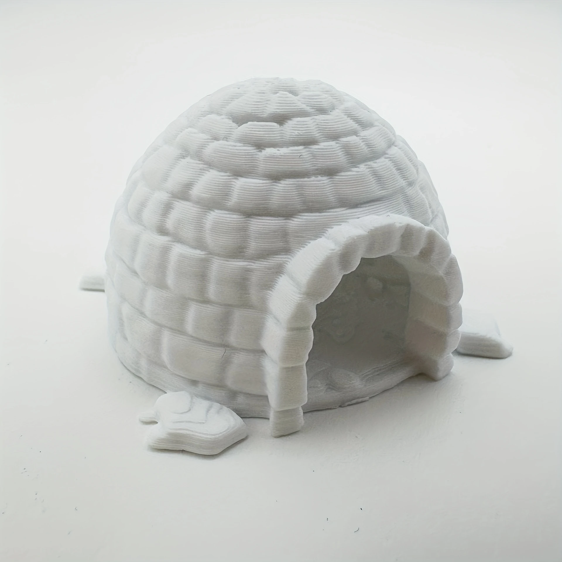 Mini Igloo Suitable for Ages 14 and 14+—Plastic Modern Igloo Model for Holiday Decorations (Christmas, Mini Igloo Suitable for Ages 14 and 14+—Plastic Modern Igloo Model for Holiday Decorations (Christmas, Winter Scenes), Arctic 3D Model, Desktop Display and Home Decoration Winter Scenes), Arctic 3D Model, Desktop Display and Home Decoration