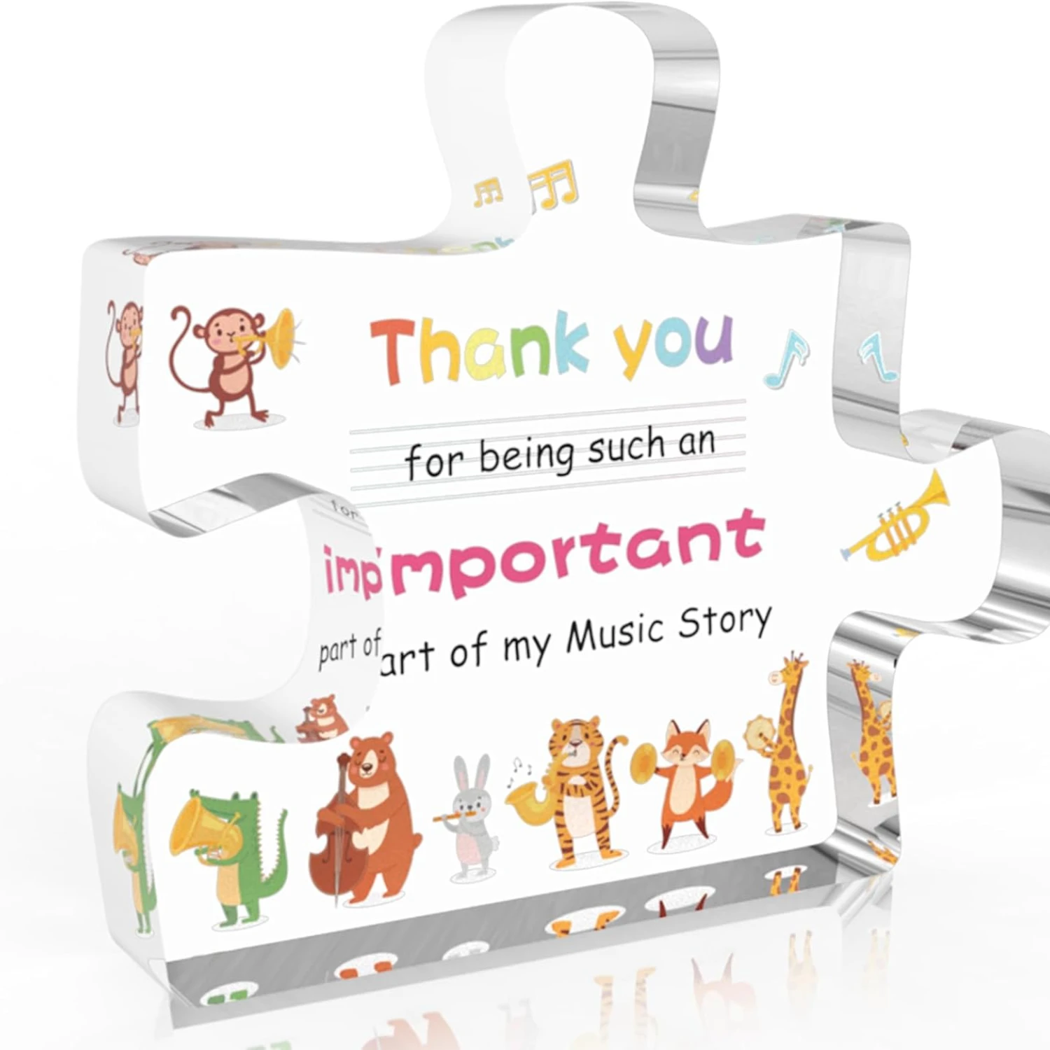 [2D Flat] Gifts for Music Teachers – Music Teacher Appreciation Gifts, Christmas Gift for Teacher, Thank You End of Year Teache