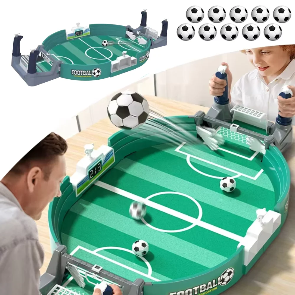 

Игра на настольный футбол, настольная игра по футболу на двух человек, интерактивная игра-головоломка для родителей и детей, настольный футбол, настольный футбол