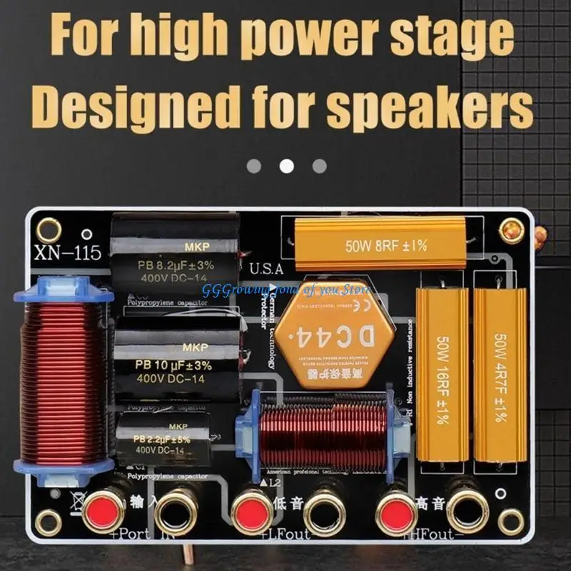 

H9EB Efficient 550W 2 Channel Crossover Divider 2000Hz Frequency Division Point