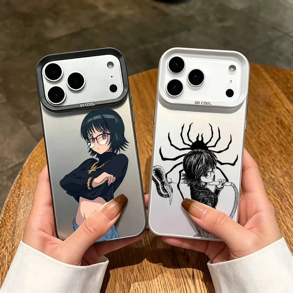 Shizuku Murasaki Hunter x Hunter Phone Case For iPhone 17,16,15,14,13,12,Plus,Pro Max,XS,Colorful Silver Phone case Funda Cover