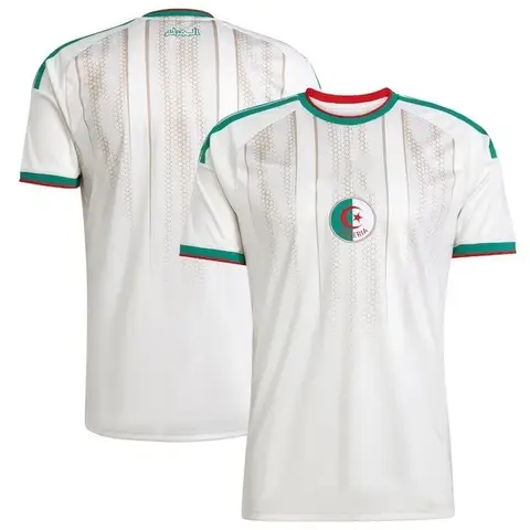 알제리 2026 신형 축구 유니폼, 편안하고 통기성 좋은 3D 프린팅 성인용 티셔츠 및 어린이용 캐주얼 상의