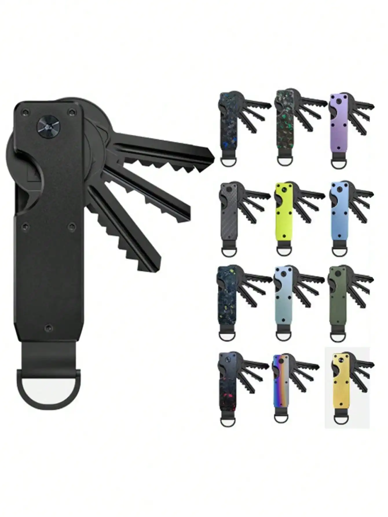 Metal Keychain, Aluminum Alloy Key Organizer, Best Gift For Men And Women image 3