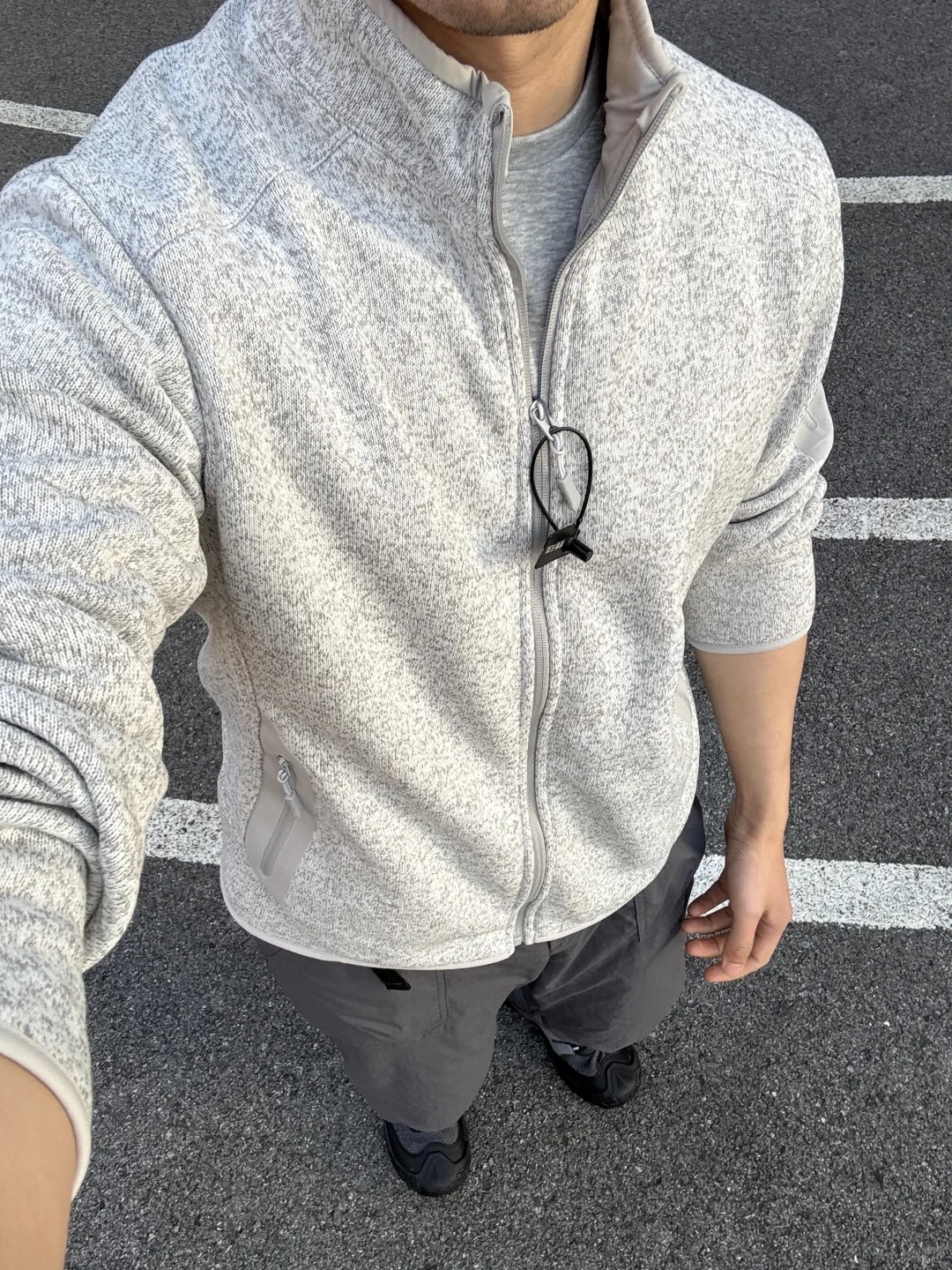 

Мужская вязаная толстовка-кардиган на молнии с воротником-стойкой для активного отдыха, весна-осень, повседневная спортивная куртка из флиса, американский стиль