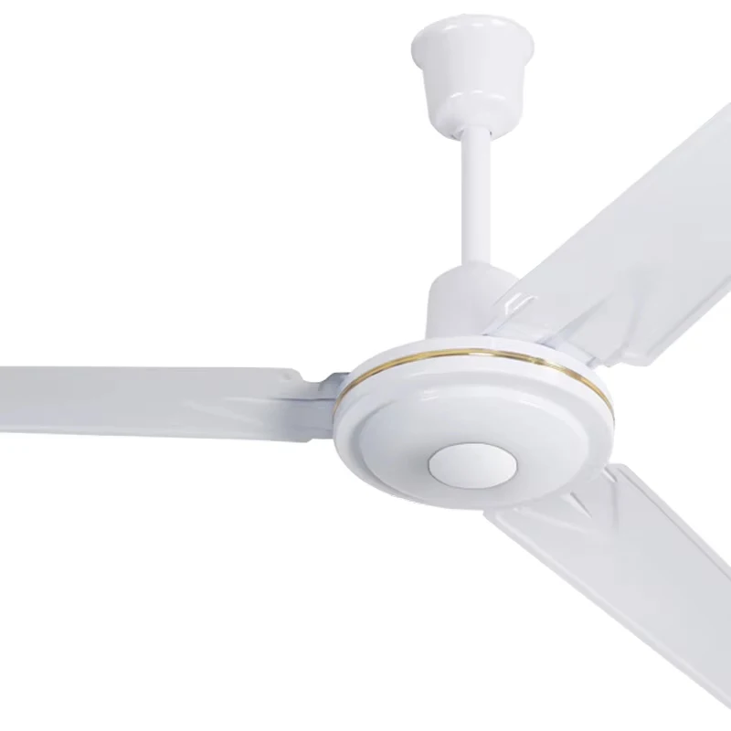 48-Inch household iron ceiling fan with large head metal fan for living, dining, dormitory and commercial space