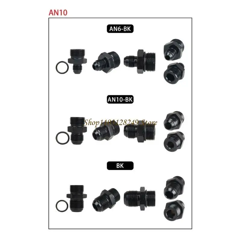 

N5KD Aluminum AN to AN ORB Male O-rings Oil Hose Straight Fitting