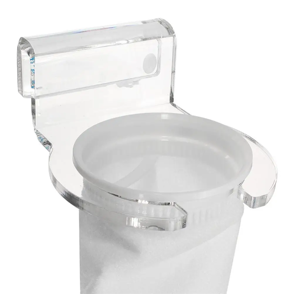 

Filter Bag Holder for Fish Tank Aquarium Sump Pond Mesh Bracket Durable Long Use Garbage Block Clean Tidy Support Frame Pet