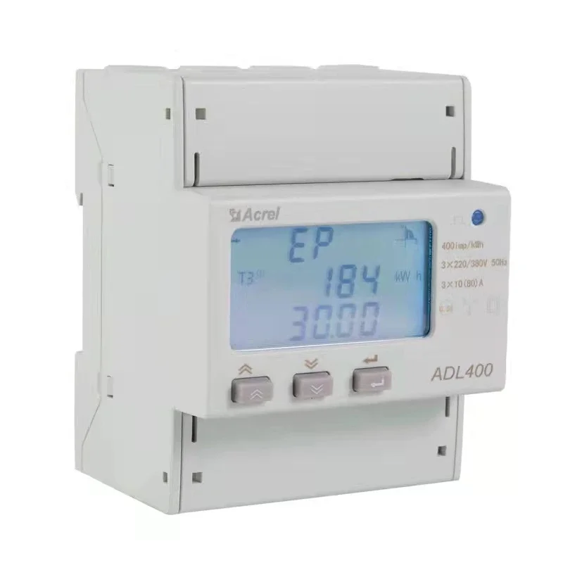 3 phase energy meter MID 80A ADL400 for EV charger station