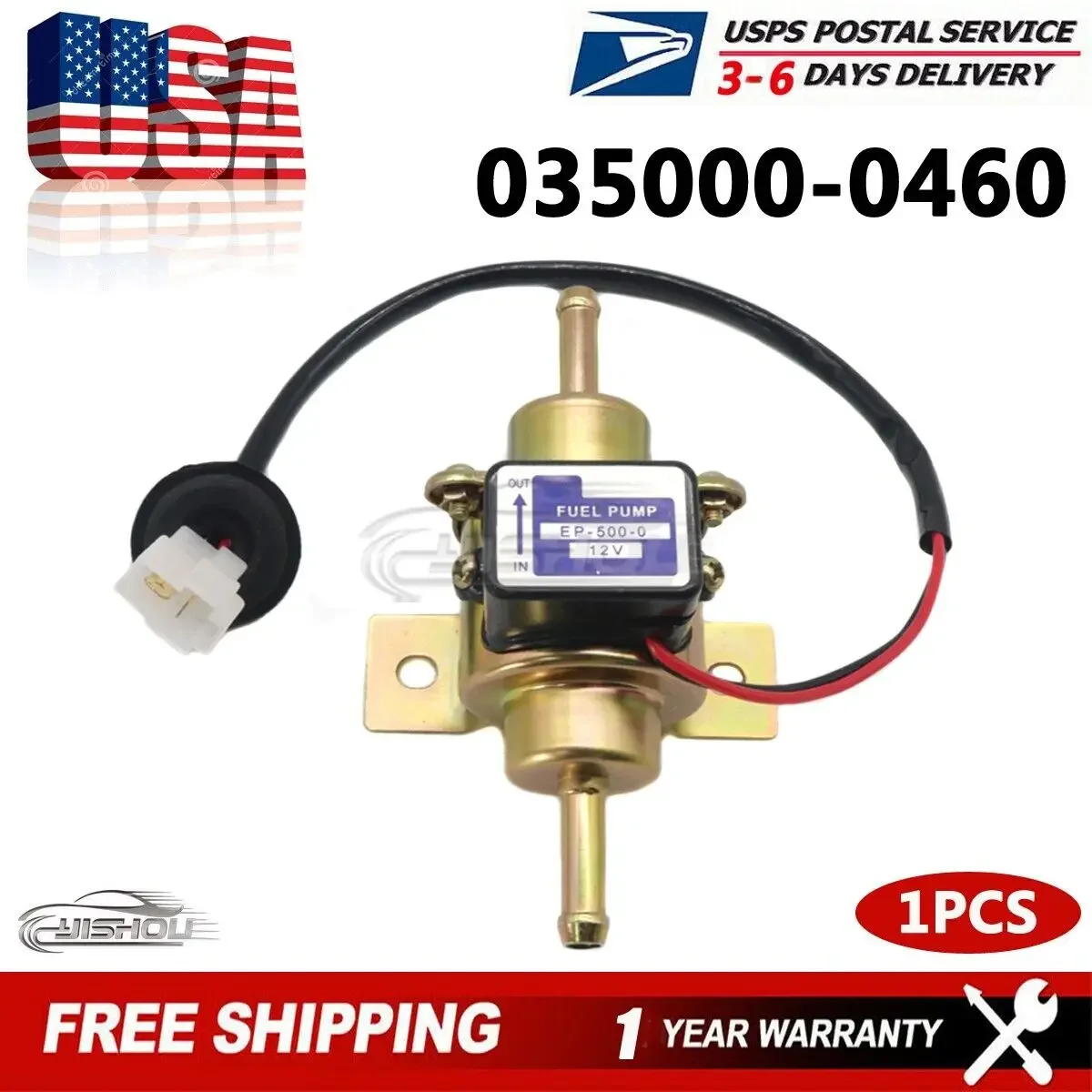 Car 12V Diesel Fuel Pump 035000-0460 12585-52030 For Chevrolet Blazer For GMC Jimmy For Kubota Yanmar Cub Cadet Oldsmobile