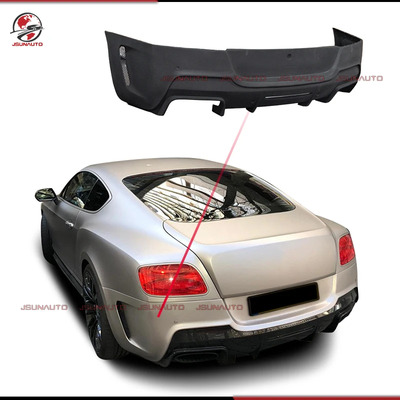 

Car Accessories For Continental GT 2012-2017 VRS Style Carbon Fiber Rear Bumper Diffuser Kit For Bentley GT Facelift Body Kit