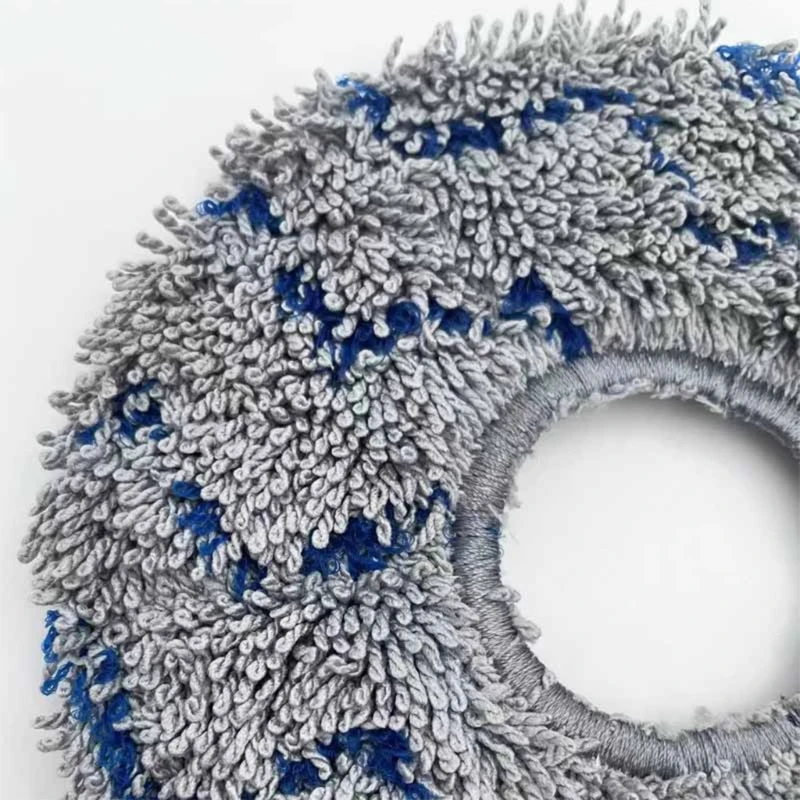 A6HB 12Pcs Microfiber Mop Cloth Washable Mop Pads for T10 TURBO/Deebot X1/OMNI/X1 TURBO Robot Vacuum Replacement Part