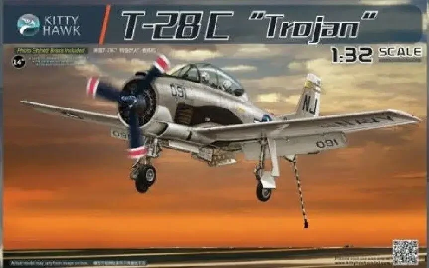 

Kitty Hawk 32015 Масштаб 1/32, T-28C «Троян», новый набор моделей для сборки