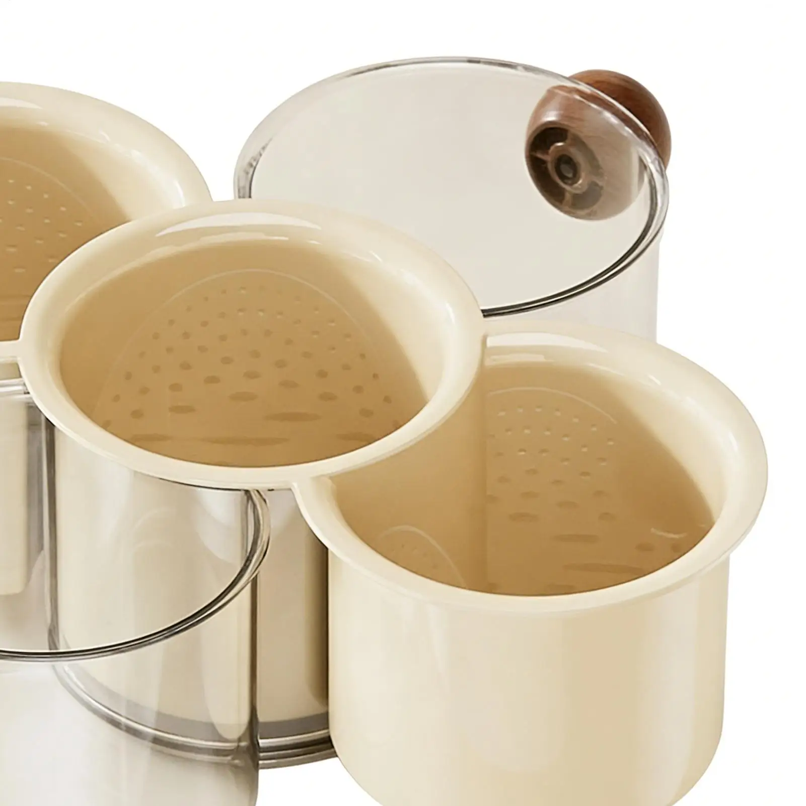 

Вращающийся многоярусный поднос для фруктов и овощей, контейнер для хранения продуктов, тарелка для орехов, для семейных встреч, пикников, кухни