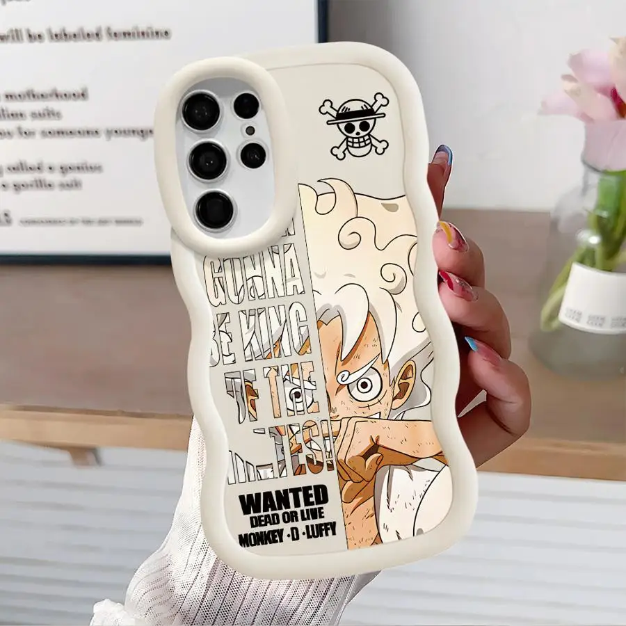 Мягкий чехол для телефона Samsung Galaxy S24FE S23 S25 Plus S20 FE S21FE Ultra S24 S23ultra S22 с рисунком аниме One