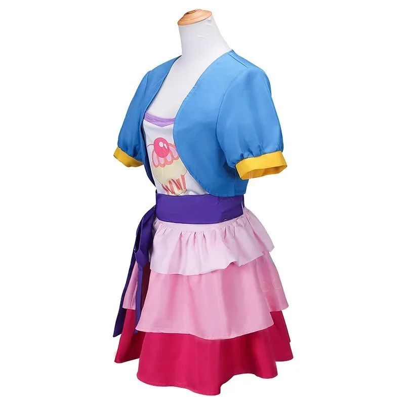 2025 22 Anime Little Pony Pinkie Pie Cosplay vestido uniforme traje Halloween fiesta de Navidad disfraz mujeres niñas Chi