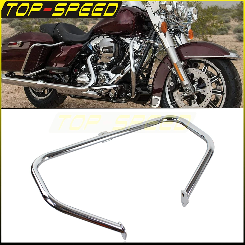 

For Harley Touring Street Glide FLHX FLHXS Road King FLHR Ultra Limited FLHTK FLHTKL 1997-08 Motorcycle Engine Guard Crash Bars