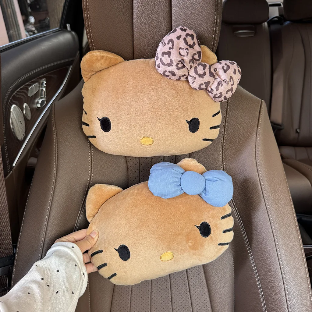 Hello Kitty Car Neck Headrest Pillow Memory Foam Car Seat Neck Pillow Breathable Head And Neck Support For Sleep Pillow
