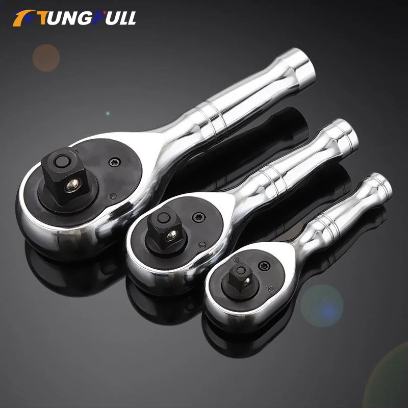 1/4 3/8 1/2 Inch Drive Stubby Ratchet Set Mini Ratchet Wrench Quick-Release Head Mini Ratchet Wrench Multi-funtion Wrench Tool