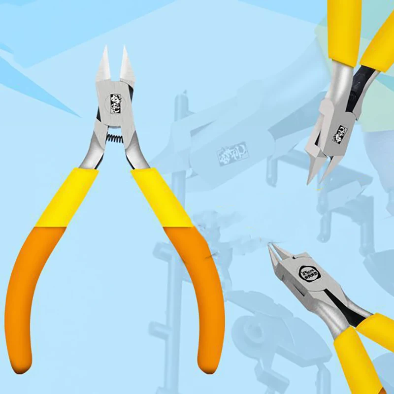 Carbon Steel Precision Sharp Cutter Pliers Puzzles Model Assembly Cutting Nipper Diagonal Plier Professional Snips Shears Home·