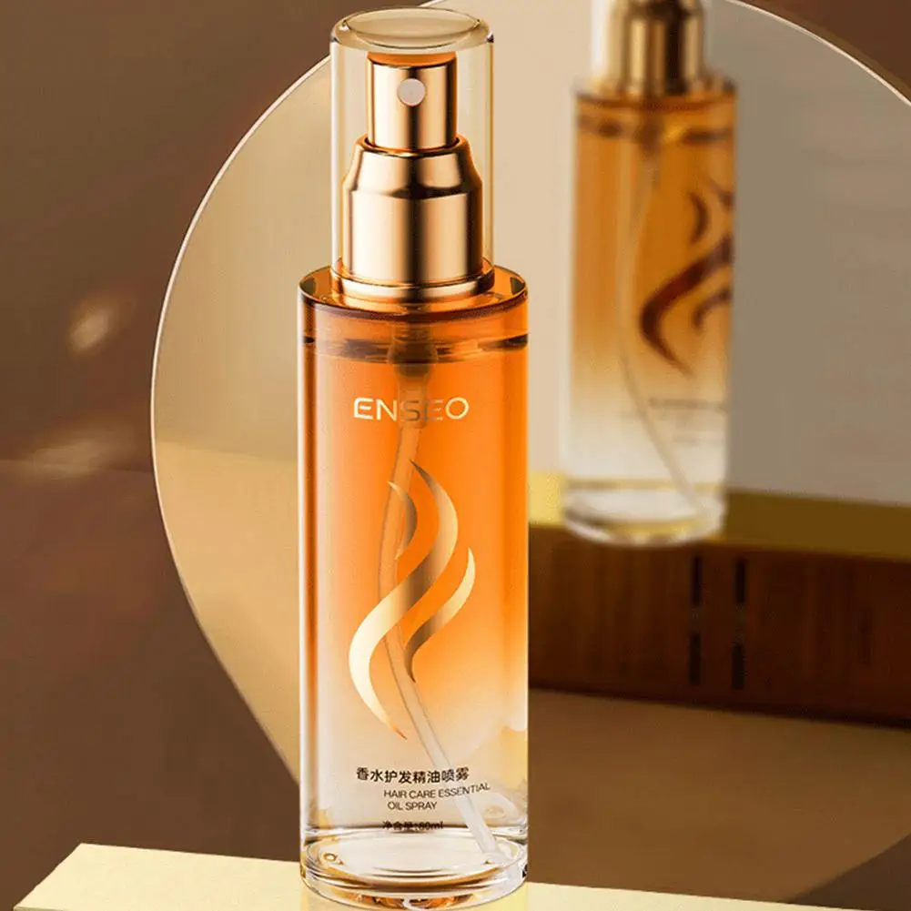 80ml Olejek Eteryczny do Pielęgnacji Włosów Skuteczny Nawilżający Zmiękczający Esencja Spray do Pielęgnacji Włosów Przeciw Wysuszeniu Rozmaryn Mięta Produkt do Pielęgnacji Głowy