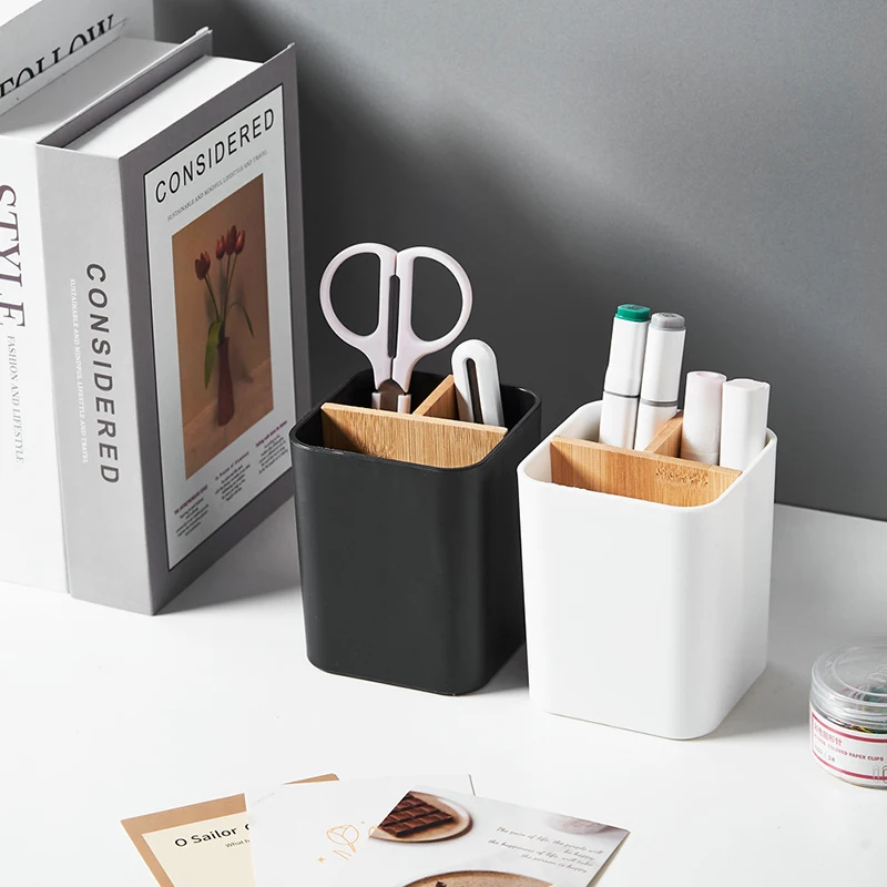 Desktop Storage Box Electric Toothbrush Holder Shaver Makeup Brush Storage Box Toothpaste Toothbrush Holder Bathroom Accessories