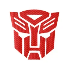 Transformers pattern automotive polyethylene sticker, suitable for a variety of models, waterproof PVC material decal15cm