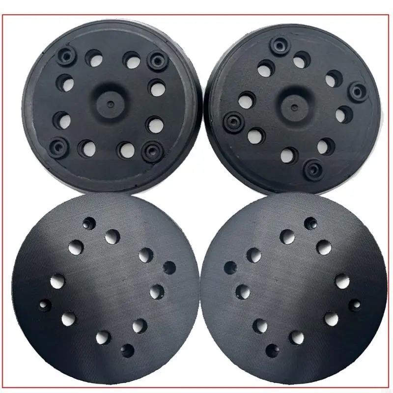 2Pcs 8 Holes & 4 Eye Sanding Plate Polishing Disc Sanding Machine Grinding Disc