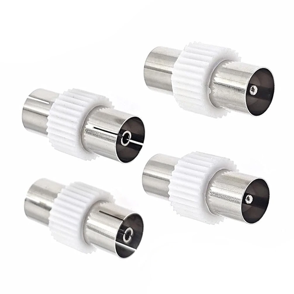 TV Aerial Connector Converter Male To Female Adapter Coaxial Cable Female To Female RF PAL Male To Male Coaxial Coupler