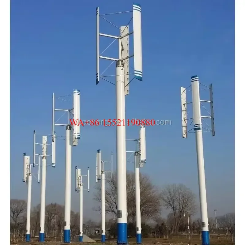 WMWMNU 12V 24V 1000W Vertical Wind Turbine with 3 Phase Permanent Magnet Generator for Hybrid Solar Power System