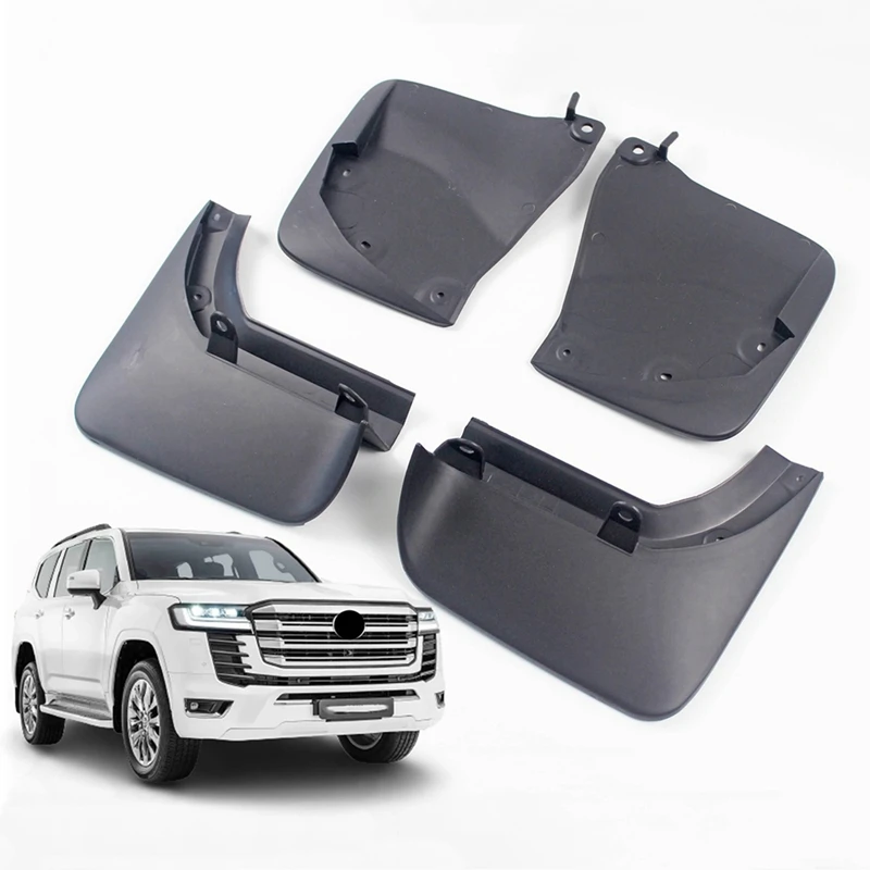 Car Front Rear Mud Flap Splash Guards For Toyota Land Cruiser 300 2022 LC300 2022 Parts Kit