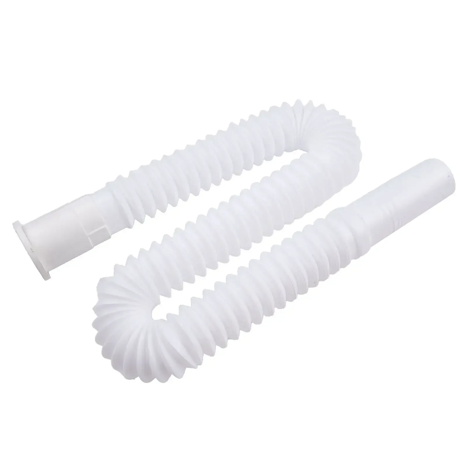 70cm Expandable Corrugation Waste Pipe White Plastic Drain Pipe Tube For Sink Basin Drain Wash Kitchen Bathroom Accessories