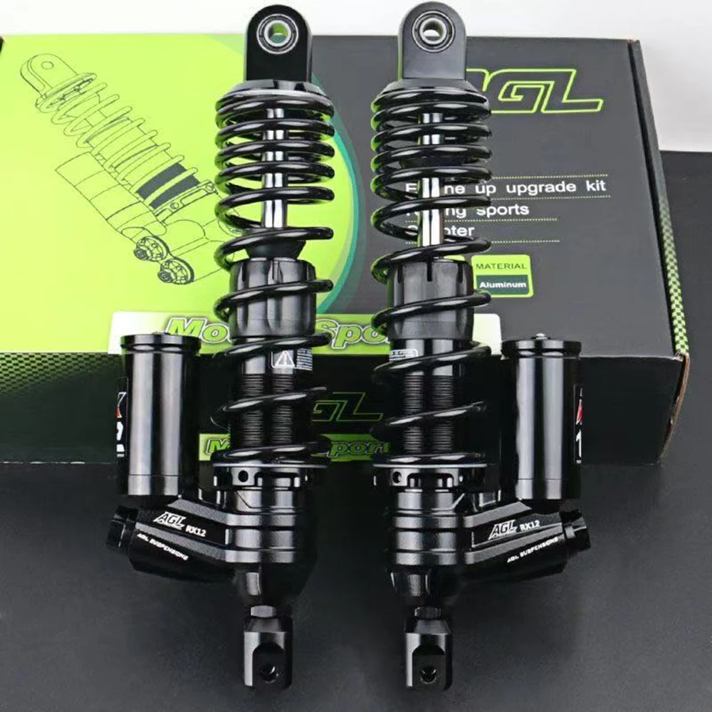 Universeller 310/320/330/360mm Motorrad-AGL-Invert-Dämpfungs-Hinterradstoßdämpfer für Honda Yamaha Aerox RSZ FORCE JOG NIU Scooter Dirt Bike