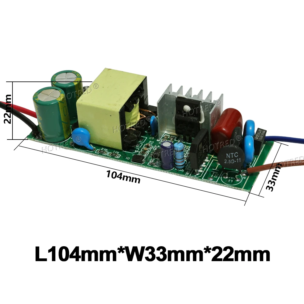 Imagem -03 - Transformadores de Corrente Constante Led Driver pf Alta Fonte de Alimentação Placa com Aquece Dissiption ac 110v 220v 100w dc 26v 30v34v 3000ma