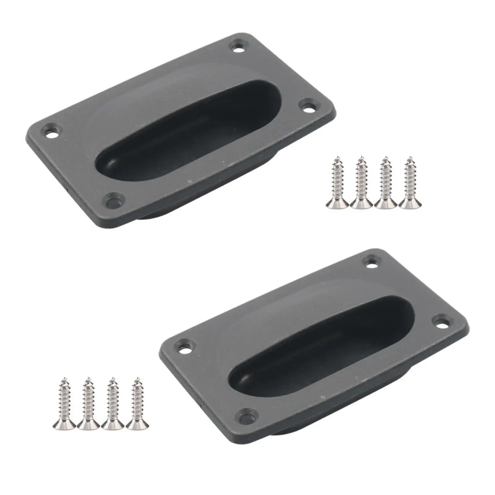 PP Plastic Boat Cabinet Handle Flush Mount Access Panel Pull for Deck Hatch Engine Cover
