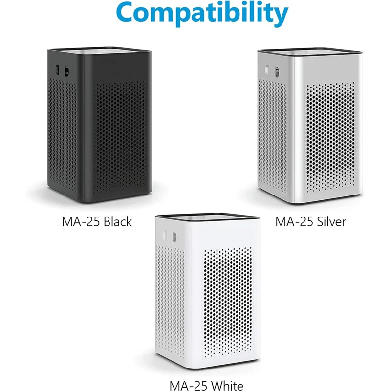 Promotion!Replacement Filter For Medify MA-25 Air Purifier 3 In1 With Pre-Filter H13 True HEPA Filter&Activated Carbon Filter