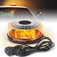 Yellow 24 LED Car Roof Ceiling Magnetic Mounted Police Strobe Emergency Warning light Vehicle Hazard Flashing Beacon Lamp 12/24V